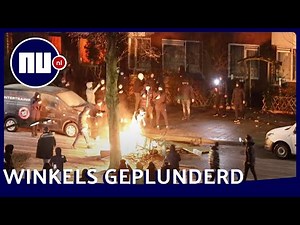 Weer rellen in Nederland: Politie bekogeld met vuurwerk en stenen