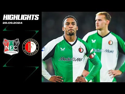 Highlights | N.E.C. - Feyenoord | Eredivisie 2024-2025