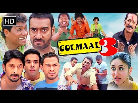 🎥 Golmaal 3: Ajay Devgn, Kareena Kapoor, Johnny Lever & Mithun 😂 The Funniest Bollywood Blockbuster!