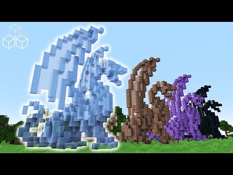 Build a Simple Dragon Statue with ANY Block | Minecraft Tutorial