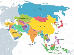 What Are The Five Regions Of Asia?