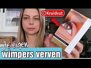 Dye your own eyelashes | Kruidvat | DIY | Bransus eyelash and eyebrow dye review