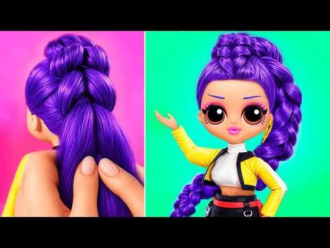 10 Life Hacks for Doll Hairstyles! DIY Ideas for a Doll Beauty Salon