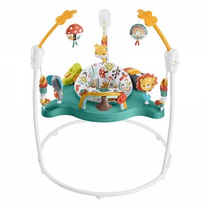 Fisher-Price Baby Bouncer Whimsical Forest Jumperoo Activity Center with Music and Lights, Unisex