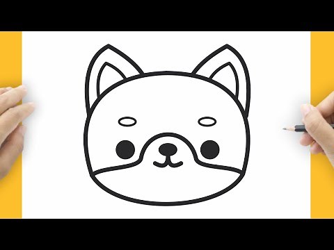 HOW TO DRAW A CUTE BABY WOLF HEAD EASY STEP BY STEP TUTORIAL