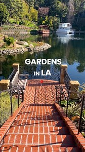 LINK IN BIO! Tucked away in the Pacific Palisades a few blocks from the Pacific Ocean, the Self-Realization Fellowship Lake Shrine is a lush, ten-acre site with gardens, a spring-fed lake, and a variety of flora and fauna. Founded by Paramahansa Yogananda in 1950, the Lake Shrine welcomes thousands of visitors each year to enjoy its scenic beauty and serenity. The Mahatma Gandhi World Peace Memorial is a “wall-less temple” that features a thousand-year-old stone sarcophagus from China, which hol