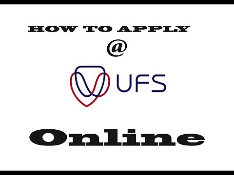 How to Apply at UFS Online