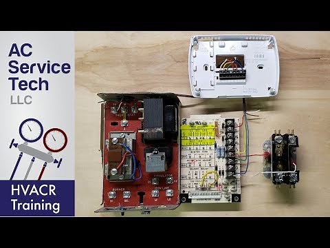 Wiring The Thermostat, Boiler, and Air Handler