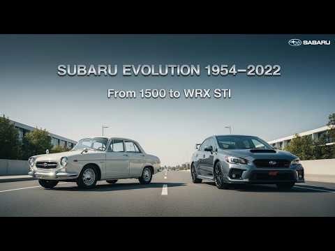 Subaru Car Evolution 1954 to 2022 All Models Timeline From 1500 to Solterra