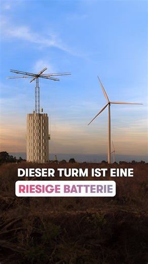 Diese Innovation fehlte bis jetzt, um den Übergang zu den erneuerbaren Energien zu beschleunigen: eine Batterie, die Tiefphasen mit wenig Sonne oder Wind überbrücken kann. 🔋🏗️ @energyvaultinc #nachhaltigkeit #energie #electricity | Kapaw
