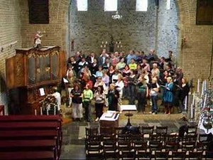 Wilhelmus van Nassouwe (Dutch anthem) vierstemmig. Museumkoor en Teschemacher Orgel.