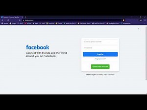 How to Login to Facebook.com | Sign In Facebook Account on Laptop