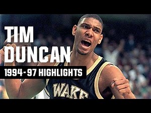 Tim Duncan highlights: NCAA tournament top plays