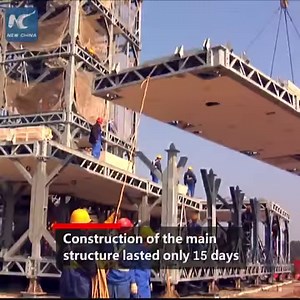 Rome wasn't built in a day... This 30-storey hotel in China's Hunan was erected within just 15 days! | China Xinhua Sci-Tech