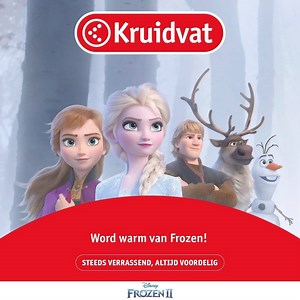 Ga je mee op nieuwe avonturen met Anna👩🏽, Elsa👱🏽‍♀️ en Olaf⛄️❄️? Bij Kruidvat word je warm van alle magisch mooie artikelen van ❄️Frozen II❄️! Kijk snel online of in de winkel voor speelgoed, kleding, accessoires en nog veeeeel meer! https://bit.ly/33EE1Eo | Kruidvat NL