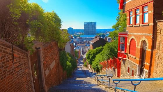 Wandeltour door Luik – Montagne de Bueren, België