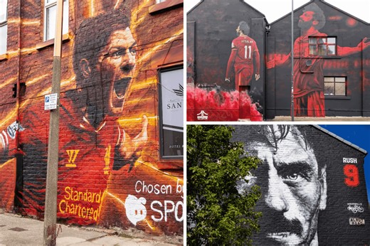Every Liverpool FC wall mural – and where to find them
