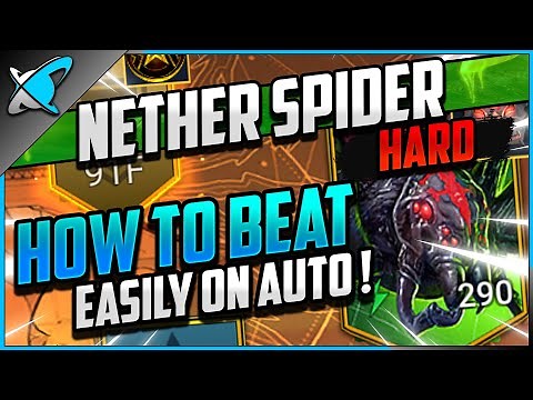 "HOW TO BEAT ON AUTO" Agreth The Nether Spider | HARD Doom Tower Floor 90 | RAID: Shadow Legends