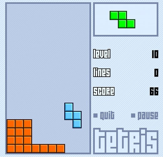 Tetris Online Game (Blokken), gratis spelen
