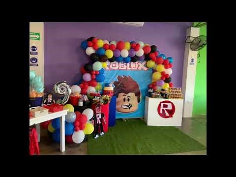 Fiesta tematica de Roblox // Ideas decoración para niño