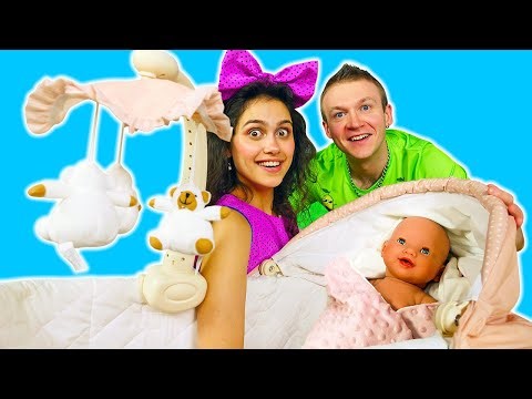 Baby Born doll needs a NEW BED! Pretend play happy family with dolls & family-fun videos for kids.