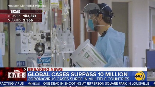 Coronavirus cases surge across the country. Florida, South Carolina, Georgia and Nevada all hit record high numbers of COVID-19 cases on Saturday with Nevada more than doubling their highest daily total. gma.abc/3dEYI7v | Good Morning America