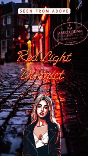 Aerial Tour: Amsterdam's Red Light District Unveiled