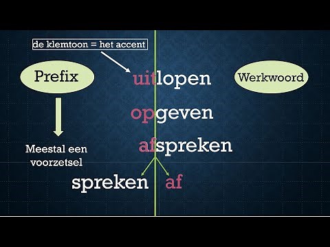Separable verbs. Learn Dutch: NT2, A2-B1