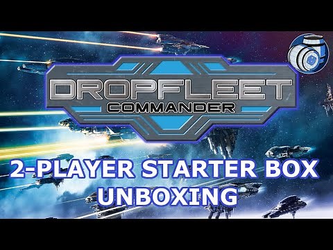Dropfleet Commander 2.0 starter box unboxing!