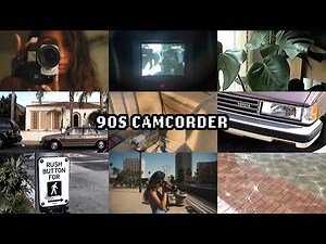 filming with my dad's camcorder from the 90s