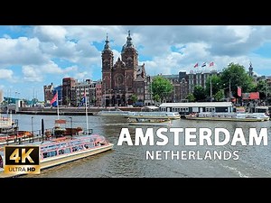 Amsterdam — Walking through Vibrant Streets / 🇳🇱 Netherlands - 4K 60fps (UHD)