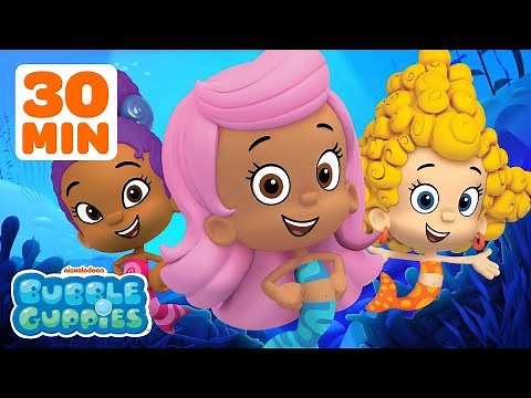 Bubble Guppies' Underwater Mermaid Adventures! 🌊 | 30 Minute Compilation | Nick Jr.