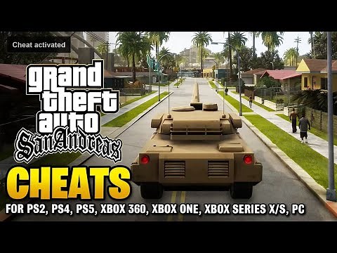 GTA San Andreas: The Trilogy - All Cheat Codes