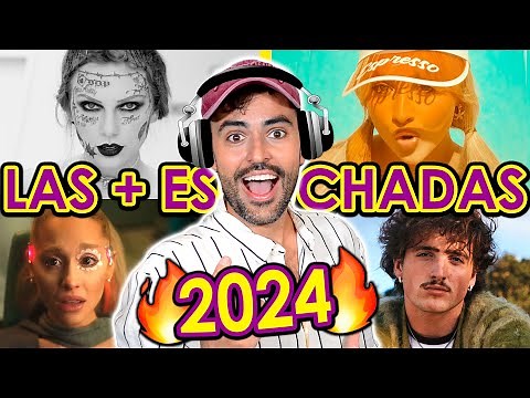 Las 15 CANCIONES MAS ESCUCHADAS del 2024 en SPOTIFY y YOUTUBE | Éxitos del año | Serch Wow Qué Pasa