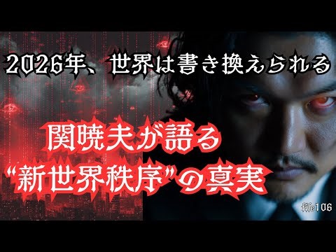 関暁夫が語った“NEW WORLD ORDER 2026”──その真意と裏に隠された計画