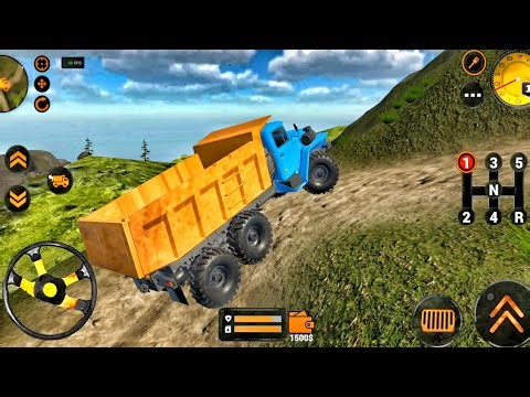 Backhoe Loader JCB Simulator Gameplay - Indian Vehicles Truck JCB Van Driving - Android Gameplay