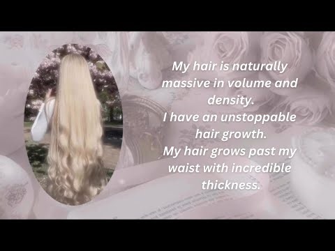 MAGICAL HAIR GROWTH ELIXIR ✨🪄 Grow Extremely Long Thick Voluminous Hair Subliminal