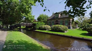 Giethoorn, Netherlands – A Fairytale Village of Canals and Cottages (4K 60p)