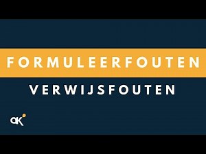 Formulating errors: reference errors