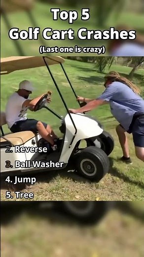 Ranking Worst Golf Cart Crashes