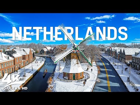 Netherlands Winter 4K ❄️ Discover Snowy Canals, Historic Cities & Magical Dutch Landscapes