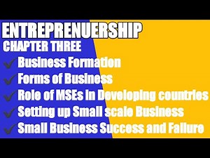 Entrepreneurship chapter 3-part 1 - Introduction to Business Formation in Amharic#businessformation