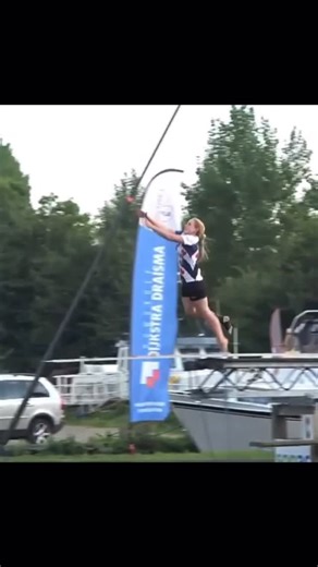 Fierljeppen on Instagram: "Throwback to 2022, when Hanneke Westert smashed the Dutch girls’ record by soaring to 17.63 meters in Burgum. 🤩🇳🇱 She became the first — and still the only — girl ever to cross the 17-meter mark. 🤯 (The girl category is up to and including 16 year old) An incredible jump that still stands today as the Dutch record! 🏆 🎥 Thanks to Omrop Fryslân!"
