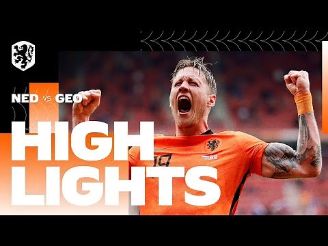 Highlights Nederland - Georgië (6/6/2021)