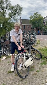 How to ride a Dutch bicycle 🚲🚲🚲 | Double Dutch
