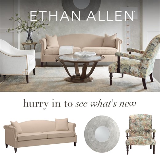 It’s wow time🤩 at Ethan Allen, where new furniture for fall is starting to take center stage. Drop in to explore these new looks—we even offer interior design at no extra charge. | Ethan Allen