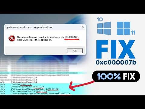 How to Fix 0xc00007b Error Windows | Guaranteed Fix!