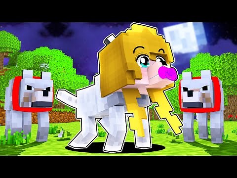 Adopted By Wolves In Minecraft!