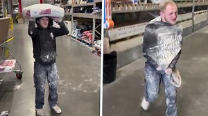 Internetklassieker verandert slachtoffer in een wandelend stofmonster