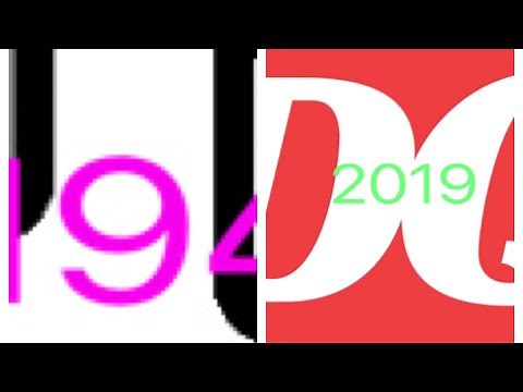 Evolution Of Dairy Queen Logo 1940-2019